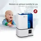 Cool Mist Humidifier 4L Ultrasonic Humidifiers Bedroom Home Baby Oparate Quietly