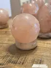 Himalayan Salt Globe Lamp with Cord - Ionizer From Pakistan Onyx Base