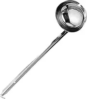 Hoement Essential Kitchen Tool: Stainless Steel Spoon Long Handle Hook Cooking Spoon for Ounce Measurement