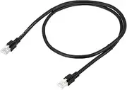 uxcell Cat 8 Ethernet Cable 3.3ft, 26AWG 40Gbps 2000Mhz High Speed Cat8 LAN Network Patch Cord with Gold Plated RJ45 Connector for Gaming, Router, Modem, PC