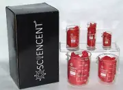 SCIENCENT Glass Beaker Set of 5 Borosilicate Thick Wall - 25ml, 50ml, 100ml, ...