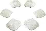 Stepping Stone Crossing Indoor Outdoor Balance Block Balance, White