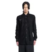 [ALEXANDER MCQUEEN] Fluffy Harness Shirt Black