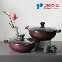 在飛比找蝦皮購物優惠-韓國製造進口Kitchen-Art 錦上添花 金獎炒鍋 不沾