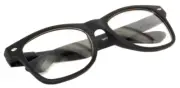 CLEAR LENS BLACK MATTE GLASSES CLASSIC VINTAGE RETRO SUNGLASSES SHADES UVB UVA
