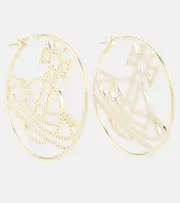 Vivienne Westwood Eloise hoop earrings