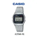 【WANGT】CASIO 卡西歐 A159WA 復古經典方形金屬電子錶