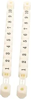 YARNOW 2pcs Multi Functional Scorekeeper Bars for Table Soccer Compact Score Counters for Foosball Games Durable Scorekeeping Markers for Football Tables