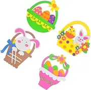 Generic 4pcs DIY Fidget Boys Craft Kits Eggs Egg Squishy Egg Craft Kits for Cardboard Eggs Craft Kits Basket