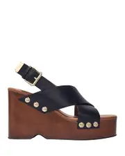 Maje Women's Leather Platform Sandals
