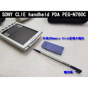 SONY CLIE handheld PDA PEG-N760C 彩色掌上型電腦