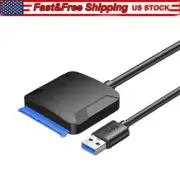 USB 3.0 to SATA External Hard Drive Reader 2.5" 3.5" HDD SSD Power Adapter Cable