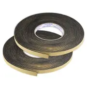 2pcs Sealing Foam Tape 10mmx2mmx10m Self Adhesive Weather Strip