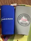 Vintage Beer Koozies- Bud Light Coors Light- NWT