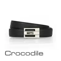 在飛比找PChome24h購物優惠-Crocodile 鱷魚皮件 真皮皮帶 紳士自動穿扣皮帶 0