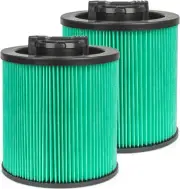 2 DXVC6914 HEPA High Efficiency Cartridge Filter Fit for Dewalt Regular 6-16 Gal