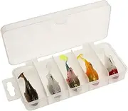 Simulation Fishing Bait, Artificial Jumping Fishing Bait, Simulation Freshwater Fishing Bait, 5 x Colourful Slow Sinking Baits, Fishing Tackle Kits for All Water Layers