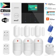 E08 WiFi Tuya APP Wireless Kits Home Security Alarm Burglar System+Alexa+Google