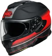 Shoei 0119-1901-06 GT-Air II Tesseract Helmet LRG Flat Black/Red