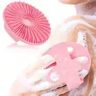 Relaxation Silicone Body Shower Brush Bathing Scrubber Scalp Scrubbing