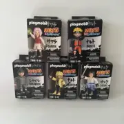 Playmobil Naruto Shippuden Building Set Bundle NEW - Naruto, Shikamaru, Sasuke