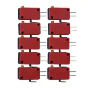 10Pack 3 Pin Microswitch Standard For Arcade Mame Jamma Games Push Button b