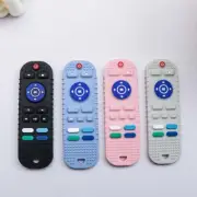 Baby Teether Toy Silicone TV Remote Control Shape Teething Sensory Soft Chew