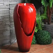 82CM BROKEN JAR WATER FEATURE FOUNTAIN WITH LED LIGHT Home Garden Decor Xmas