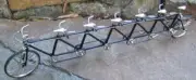 Miniature 6 Seater Tandem Bicycle 1:10 Scale