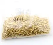 LOT 900 Gold Steel Dome 2.5mm x 15mm Guitar Screws for Hardware, Tailpieces etc