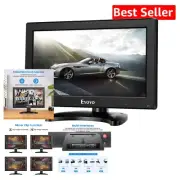 Adjustable Mini 12" TFT Monitor with Wall Mount & Remote - Perfect for Security