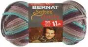 3 Pack Bernat Softee Chunky Ombre Yarn-Shadow 161129-29121