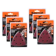 72pc Supercraft Ocillating Saw Multi Tool Sanding Sheet 93mm Varying Grit Set