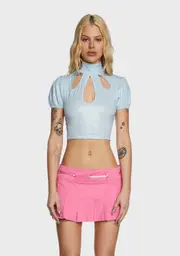 [Sugar Thrillz] Youthquake Sequin Crop Top
