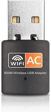 Dual 600Mbps USB Wifi Wireless Dongle AC600 LAN Network Adapter 2.4Ghz 5Ghz