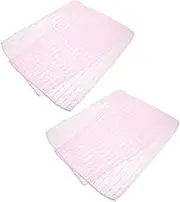 DRESSOOS 2pcs Soft Nylon Exfoliating Shower Scrubber Towel for Deep Cleaning Back Body Versatile Bath Washcloth for Lathering Skin for Home Travel