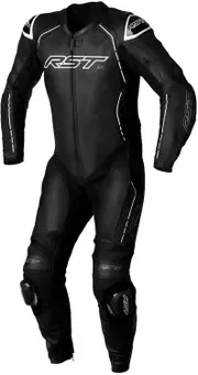 RST S-1, leather suit 1pcs. , color: Black/White , size: XXL