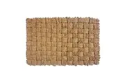 Solemate Coir Rope Basket Weave 50x80cm Stylish Outdoor Entrance Doormat