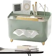 Decorative Napkin Dispenser Organizer - Elegant Tissue Box Cover, Non-Slip Tissue Holder | Bathroom Tissue Box Organizer, Stylish Nightstand Tissue Holder, Modern Living Room Organizer