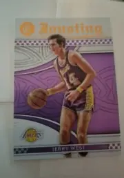 2016-2017 Panini Excalibur Jousting Insert Right JERRY WEST #24 Lakers
