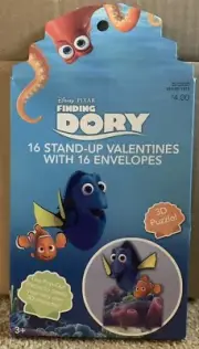 Disney*Pixar Finding Dory Stand-Up Valentines 16ct NIB