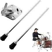 Bass Drum Stand Legs, Bass Drum Legs - 2 Drum Spurs | Metal Drum Feet Stand, Non Slip Drum Leg for Percussion Instruments
