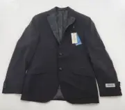 Kenneth Cole Mens Size 36S Short Black Slim Fit Tuxedo Suit Jacket Formal