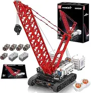 Mould King 17046 Technic Crawler Heavy Duty Crane Blocks Set, Wacker 16000 Model With 5 Motors, Remote Control Building Kit (4494 PCS+)