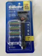 NEW Gillette ProGlide Shaving Bundle 1 Razor Handle 4 Cartridges.