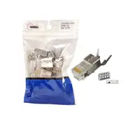 Shireen Cat6 RJ45 Connectors SmartFeed CAT6 Shielded RJ45 Connectors (Pack of 10) [CON-RJ45-C6-10]