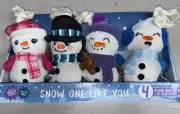 Fringe Studio Pet Shop, Snow One Like You Dog Toy Set, 4pcs