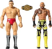 WWE Ricochet vs Gunther Championship Showdown Action Figure 2-Pack with Intercontinental Championship, 6-inch