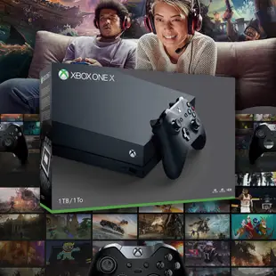 現貨Xbox天蝎座 Xbox One X 天蝎座限定版 1TB游戲主機