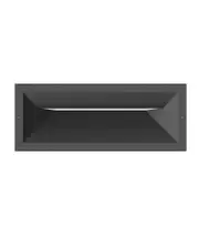 Bricktri LED Tri-CCT Exterior Recessed Rectangular Wall / Brick Light IP65 Dark Grey